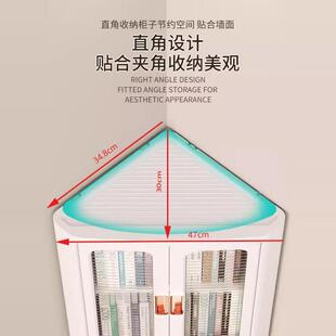 厨房角台面墙角角三柜料收纳3546546带门密调封置物架拐角夹角缝