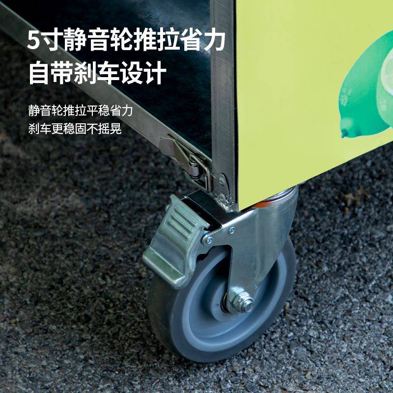 红移折叠摆摊车轮子小推车吃OJJ带网车摆地摊夜动市货架带篷布展