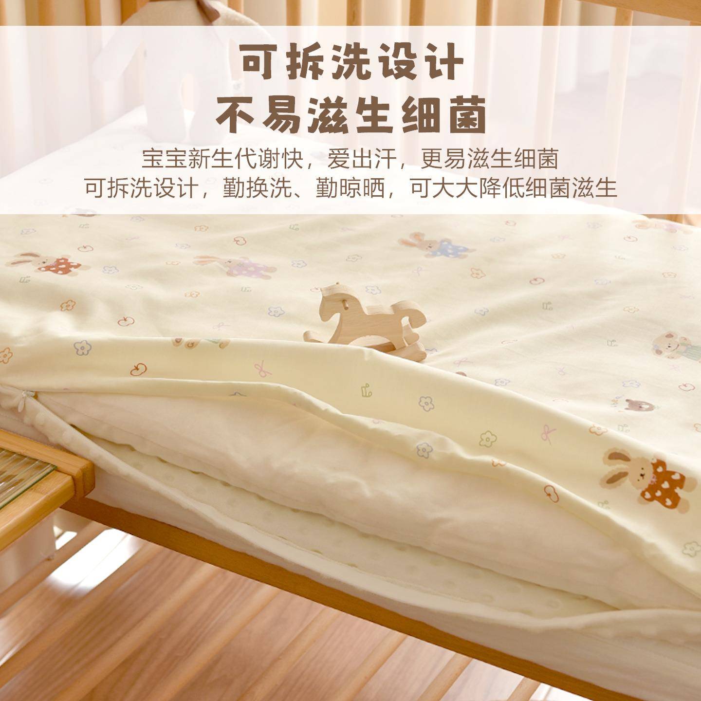 新褥生儿垫宝宝纯棉花秋冬加厚床铺被豆豆绒垫子幼儿园339儿童褥