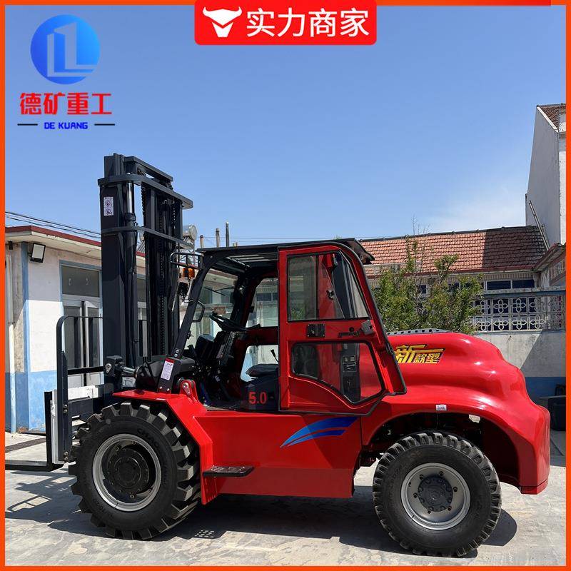 野四驱越叉车车3吨柴油新BSR吨款山地叉建筑工程4.5工地搬运叉车