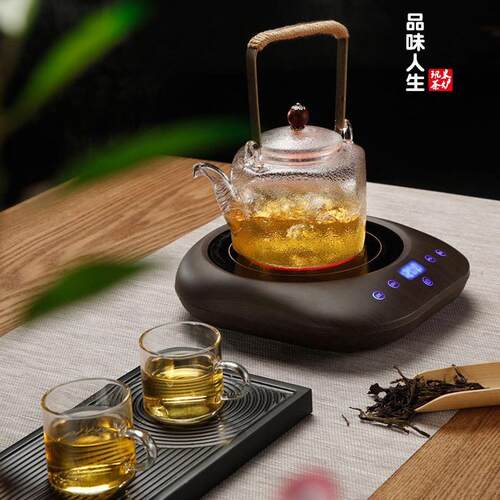壶京科顿小茶炉电陶炉迷你光型玻璃煮茶器泡茶炉波炉GM-301家用非