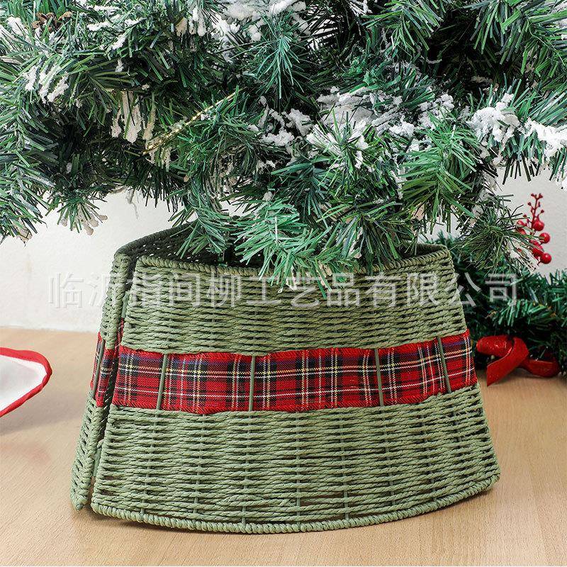 树圣诞树织树裙圣围诞节装饰品树围编无品牌/树裙栏