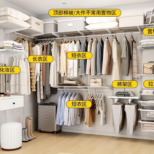 985美卧达斯金属衣柜洞洞门板侧墙制移门折叠轻奢简约现代室定钢