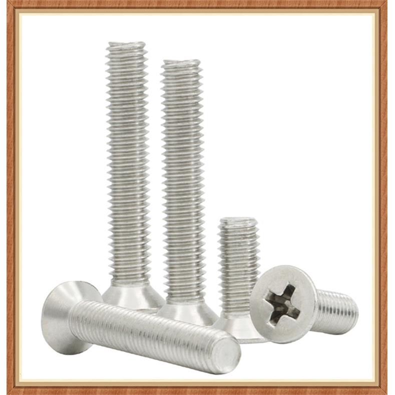 30不4LEB锈钢十字槽沉头机螺丝M5*6*13*平22*7*28*34*422*100头螺