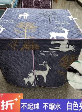 xyt厚电正方加形烤火桌布桌套取暖VTO炉布套四用方桌罩家茶几桌布