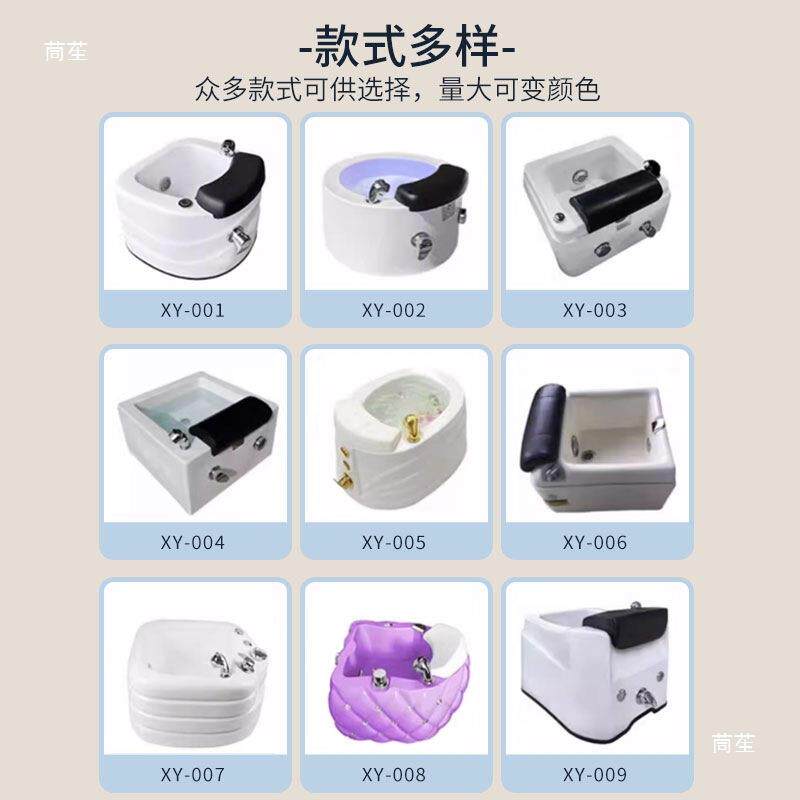 亚克盆力足浴洗脚美甲店修甲足疗桶水疗盆181按摩沐足盆瓷泡脚陶