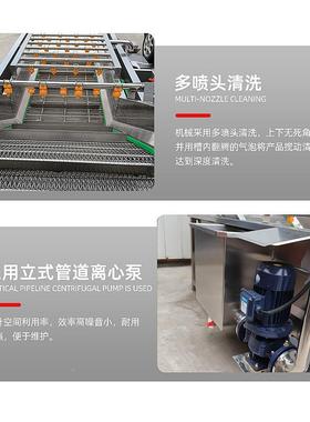 全用自动果泡QAX蔬洗菜机商用水蔬菜土豆萝卜大型商多功果能气清