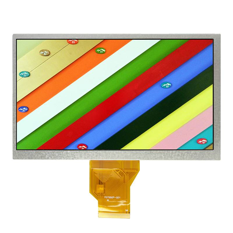 7.0寸高清TFTLCD液晶显示屏 50Pin插接RGB24位数码彩屏1024×600