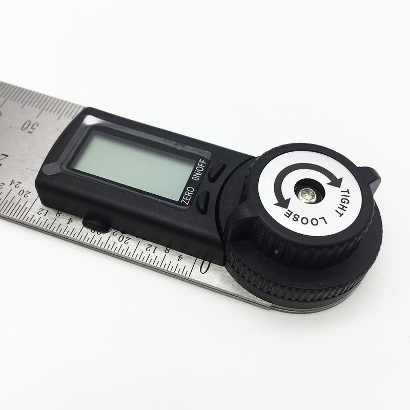 以列KPRO不钢数显角392度A锈尺色多用角尺电子量角器木工角尺量角