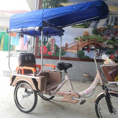 脚蹬三轮车车篷雨篷遮阳蓬电动车车棚电动车雨棚人力车棚