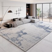 客厅地毯轻奢高级感防水可擦2024新款 家用卧室沙发地毯茶几垫加厚