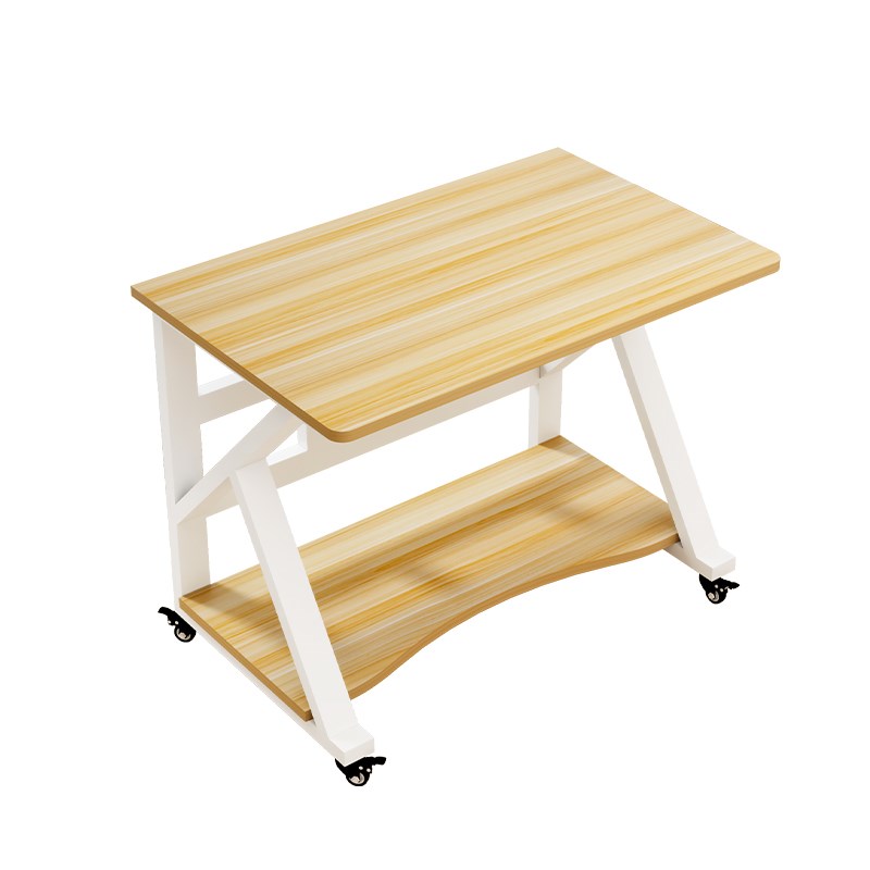 小户型台式可移动电脑桌卧室家用床边书桌简易T工作学公写字桌