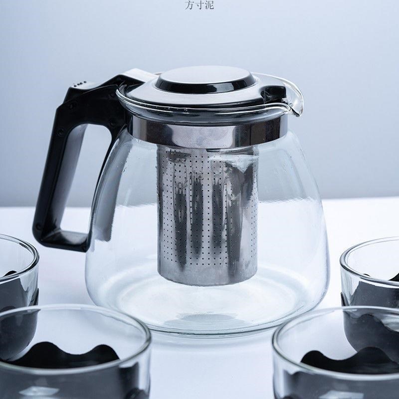 泡茶壶大容量茶水分离器过滤网耐高温不锈钢水功夫泡茶壶套装