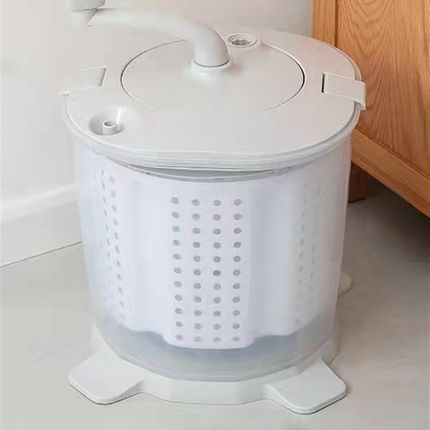 免电手动洗衣机手摇脱水机学生宿舍神器小型手拉绳脚踩手摇脱水机