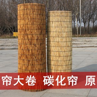 饰工程帘 芦苇帘子遮阳帘吊顶帘隔断帘门帘卷帘窗帘仿竹帘草帘子装