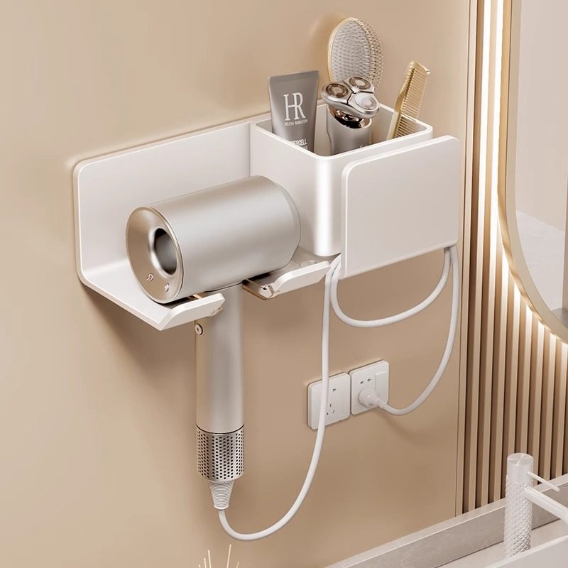 吹风机置物架浴室免打孔卫生间电吹风挂架放置架风筒收纳支架浴室,收纳整理,壁式收纳盒,淘宝优惠券,粉丝福利购,淘宝优惠卷