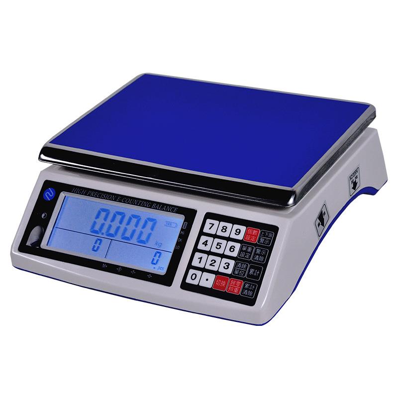 0.1g精准电子秤0.01小型高精密30kg克称工业商用计数台秤