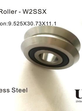 供应不锈钢滚轮-W2SSX、SSRM2ZZ、SSW2-2RS轴承