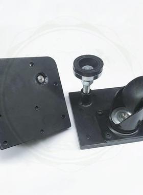 CGV01型材用水平调节方形底板带偏心调整块脚轮中重载型平底活动