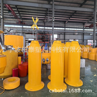 核心区锚系立式禁航塑料浮 码头施工拦船航标柏泰浮标