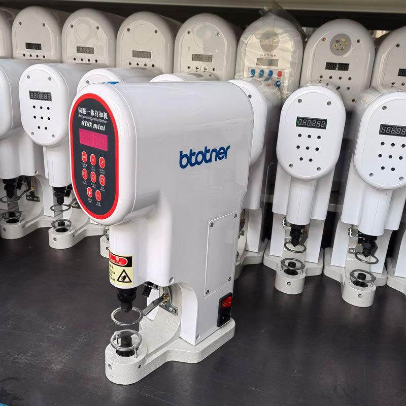 818打扣机机自打15488动合扣打扣半自动电动电脑防手四钉扣机大白