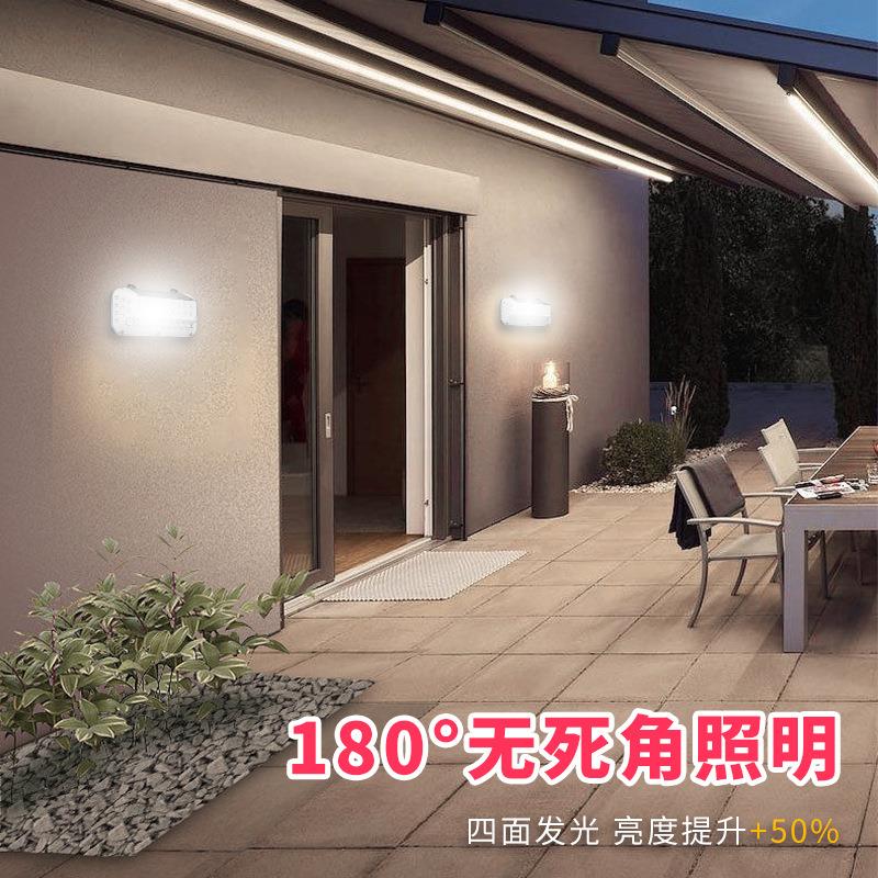 太阳能人明体感应壁TS-GL620灯 54LED户外水四面发路光别墅防花园