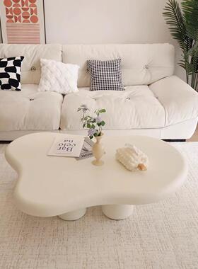 北欧云朵茶19876几家客厅简约现代小户异型型桌用奶油风侘寂网红