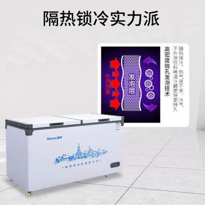 商用式冰箱大量厨房肉797类用冷藏冷冻容柜家箱用冰雪糕柜卧卧式