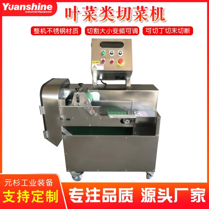 菜类切叶菜机 子肉切机 食堂饭店椰豆片角蒜台切丁切WBV块机变频