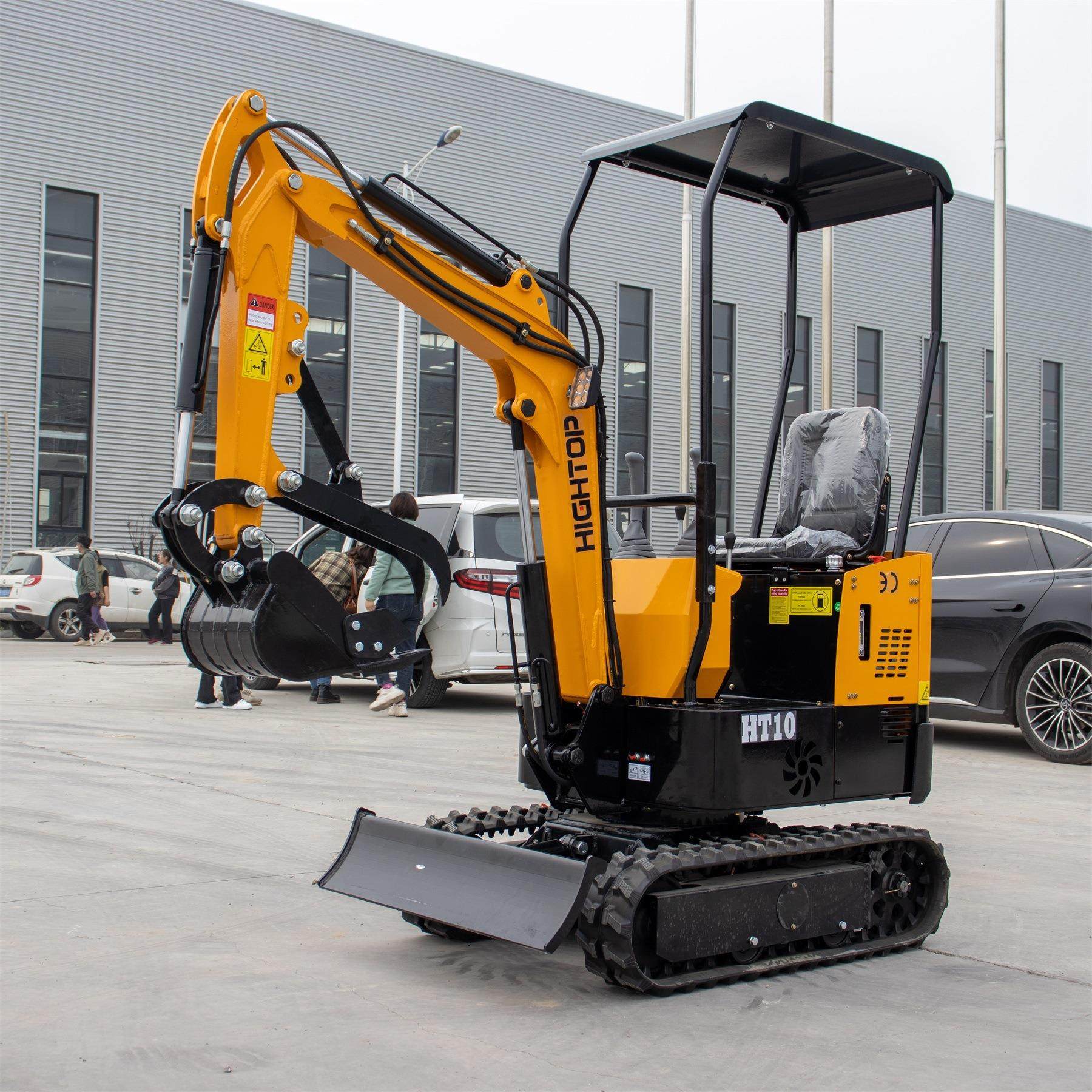 工厂81直发1吨型农用多能履带挖掘机 出口小新西兰功E认C证小钩机