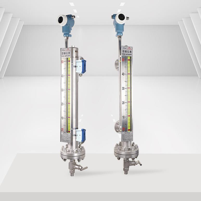 家磁翻板液位计 远传型磁板翻UB液计 抽真厂空面板液位位计