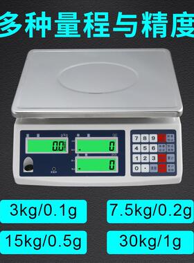用充电式工业计电CX-ACS台子秤精密称重器电电子称精数准厨房计数