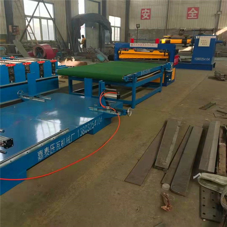 嘉泰定制 全自动开平机 开平机生产线 开卷机-开平机-输送-码垛