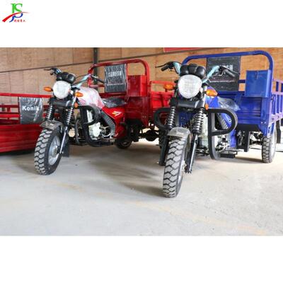农用拉粮汽油摩托车 工地建筑三轮摩托车 Agricultural tricycle