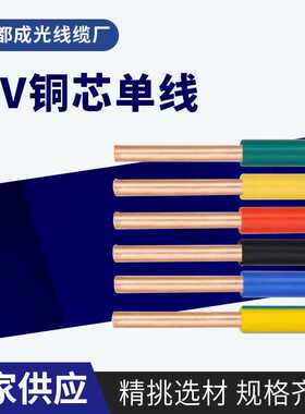 BV60227IEC01(BV)铜芯聚氯乙烯绝缘电线电缆450/750VBV铜芯单