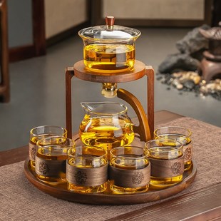功夫茶具套装 2024新款 家用自动磁吸懒人泡茶神器办公室泡茶壶茶杯