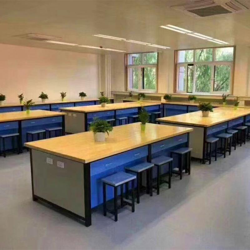 实木实验桌中学生综合实践实验桌手工实验室操作台通用技术劳技桌