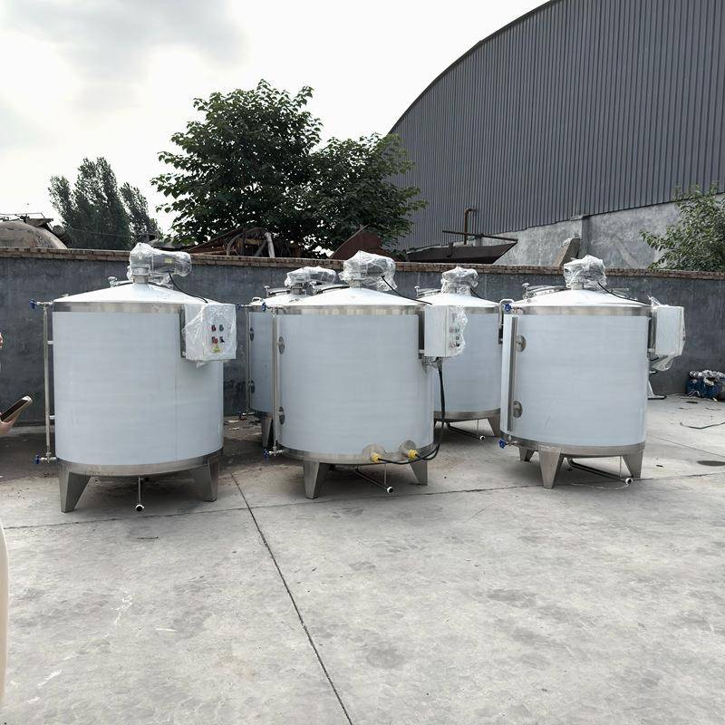 不锈钢果汁搅拌罐电加热搅拌容器食品物料反应釜多规格