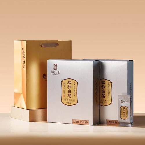 政和2021老树白茶花果香寿眉白茶罐装散茶50g 送礼用白茶茶叶常温