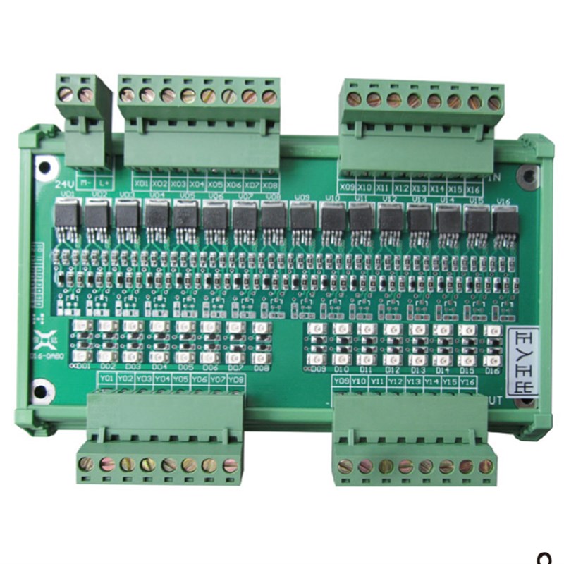 16路开关量输出板FD16-0AB0 0AB1正入/负入正出PLC开关放大板