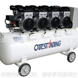 41100x4 110X4 0100%全铜芯 音静音无油空压机 10.4KW静空压 16L