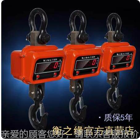 OCS电子吨吊2T3吨秤510行车电子称无线吊OCS-2T3T磅天蓝车牙吊钩