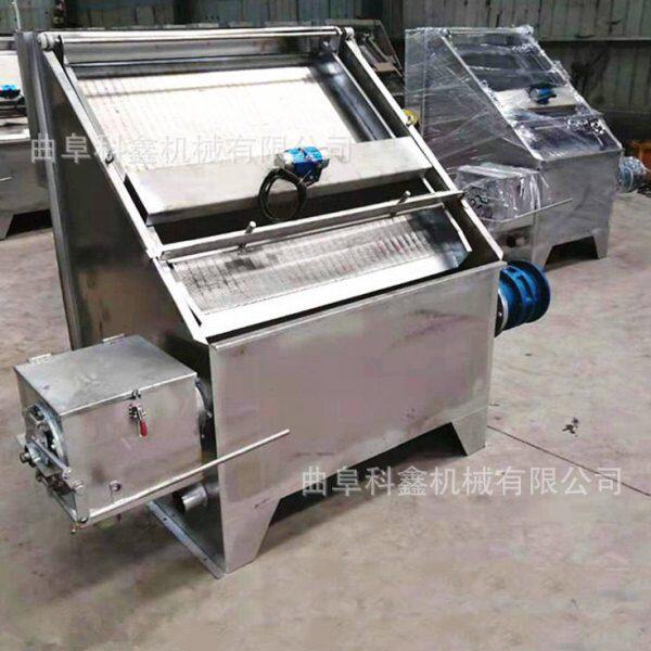 养殖场鸡粪斜筛式固液分离机水泡粪残渣垃圾脱水机环保粪污挤干机