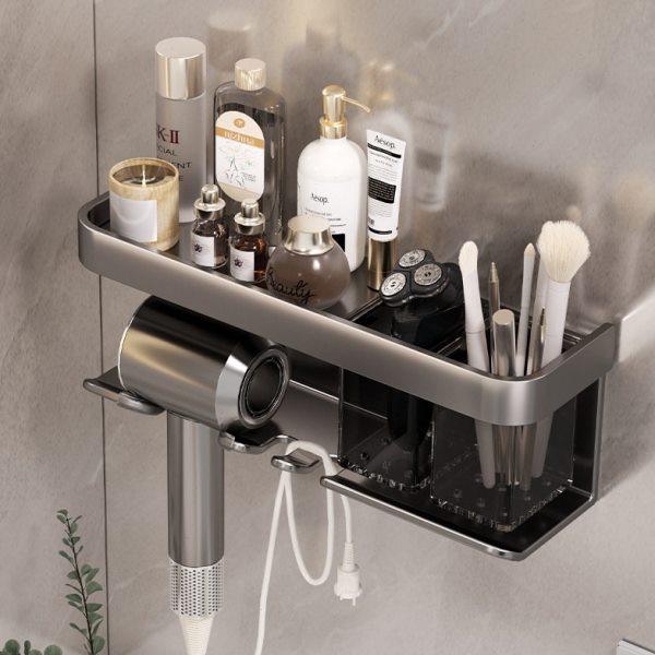 吹风机置物架免打孔卫生间壁挂式电吹风支架浴室风筒收纳架子挂架,家庭/个人清洁工具,吹风机置物架,淘宝优惠券,粉丝福利购,淘宝优惠卷