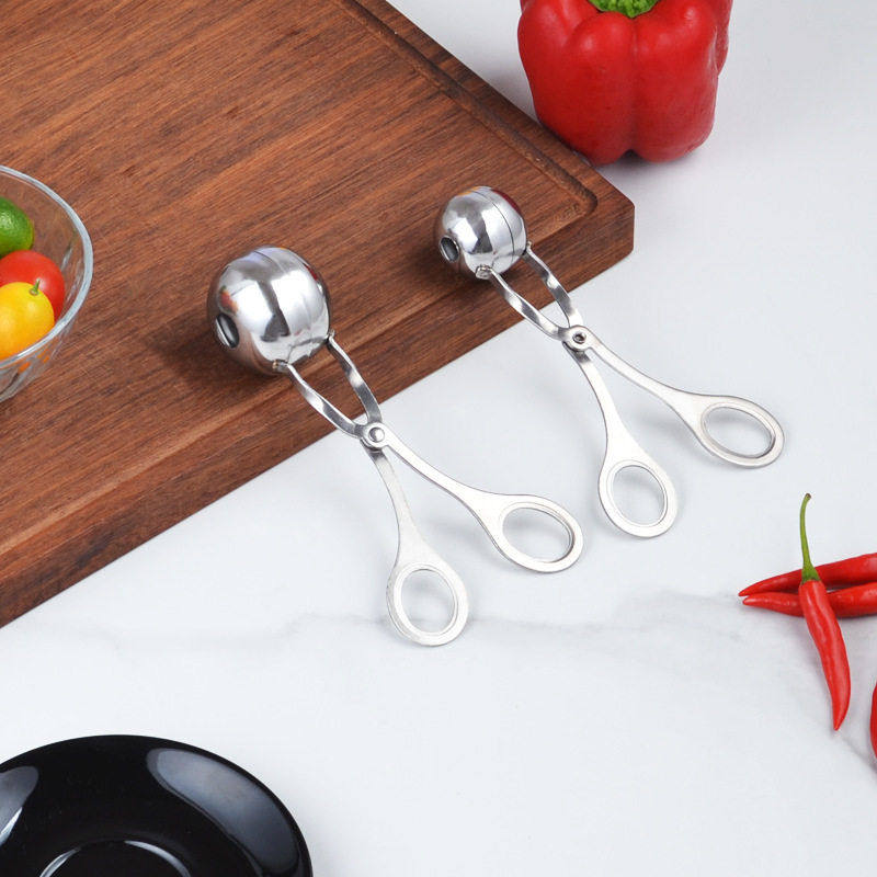 304不锈钢肉丸勺家用鱼丸制作器挤肉丸神器diy鱼丸模具肉丸夹,餐饮具,冰夹,淘宝优惠券,粉丝福利购,淘宝优惠卷