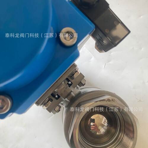 2P-Q11F-616P不锈钢两二片式丝口阴螺纹气动15304双作用球S阀