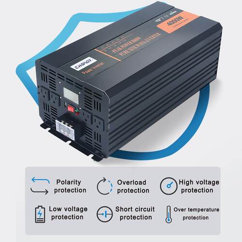 619【加工定弦制】纯正波逆变器变车载逆v器12v/24带液晶显示