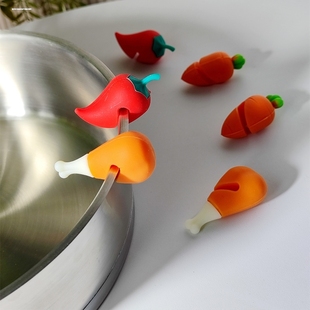 防溢锅盖煲汤硅胶防扑锅煮粥防溢神器厨房小工具汤汁溢出抬高锅盖