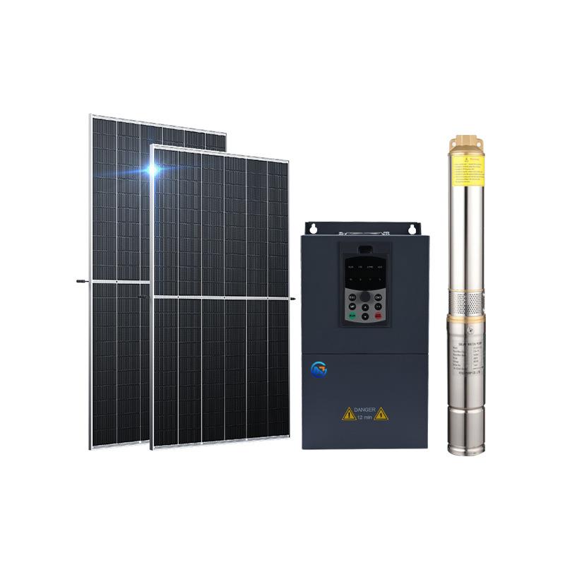 5KW太阳能离网沙漠草原提水农田灌溉太阳能水泵供电系统