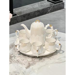 2023新款 轻奢高档茶具套装 水杯家用家用客厅茶杯陶瓷精致乔迁礼盒